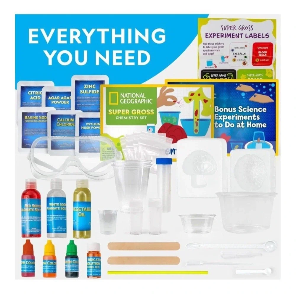 NEW National Geographic‎ Gross Science Kit With 45 Gross Science Experiments